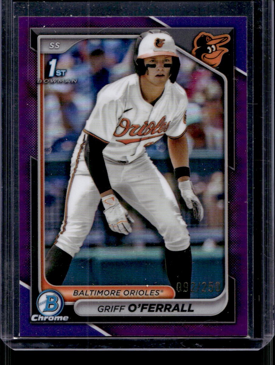 Griff O'Ferrall 2024 Bowman Draft Chrome #BDC-21 Purple Refractor /250