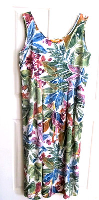 JAMS WORLD Janice Midi Dress sz M ''Joy Garden'' W334 Archives Excellent