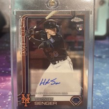 2025 Topps Chrome Update Series - Autographs Hayden Senger #AC-HS (AU, RC)