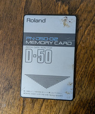 Roland PN-D50-02 Memory Card Patch Data Rom For D-50- tested and working