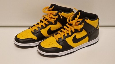 Nike Dunk Hi Retro - University Gold/Black-White - EUR 47,5 - US 13 - UK 12