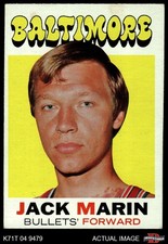 1971 Topps #112 Jack Marin Bullets (Wizards) Duke 4 - VG/EX