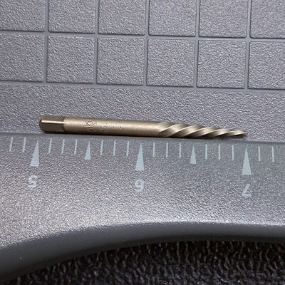 Vintage Craftsman #1 Twist 1/8'' Bolt Screw Extractor Bit