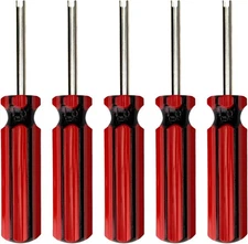 5PCS Tire Valve Stem Core Removal Tool Single Head Schrader Valve Remover