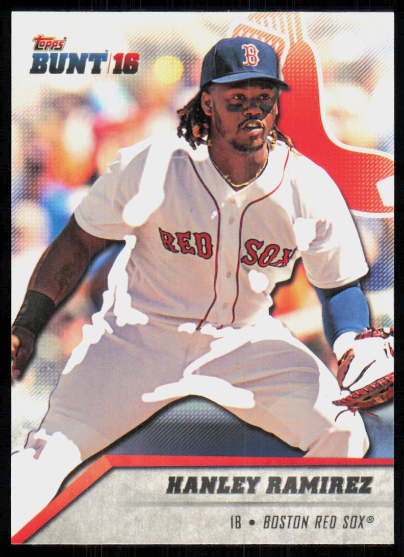 2016 Topps Bunt Hanley Ramirez Boston Red Sox #21