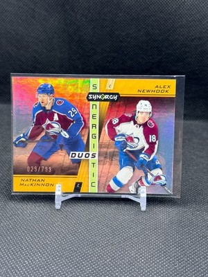 Nathan MacKinnon Alex Newhook 2021-22 Upper Deck Synergy Synergistic Duos /799