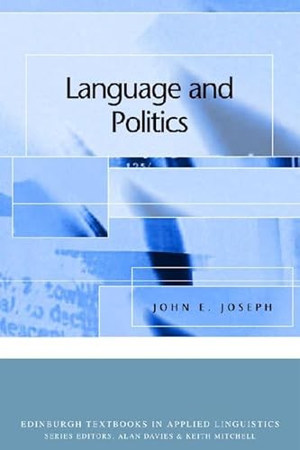 Language and Politics by John E. Joseph Paperback NEW - Image 4