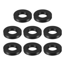 8Pcs Nitrile Rubber Flat Washer DN65 1-5/16" OD x 7/8" ID x 7/32" Thick Black