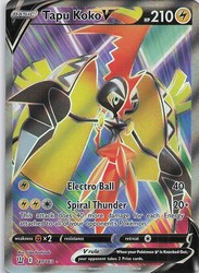 Tapu Koko V (Full Art) 147/163 Battle Styles