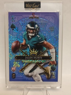2024 Wild Card Stacked Deck Josh Allen Jalen Hurts Back-to-Back 1/1 Dual QB SSP