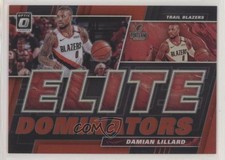 2019 Panini Donruss Optic Elite Dominators Red Prizm 54/99 Damian Lillard 01zk