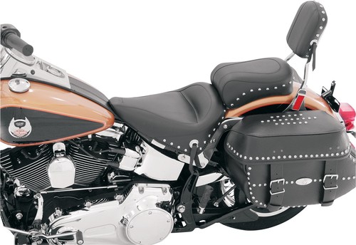 MUSTANG 76174 Solo Studded Seat -2000-2017 Harley FLST - Foto 4 di 4