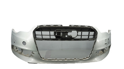 2012-2015 Audi A6 A6 Quattro Front Bumper Cover Panel Assembly Silver OEM