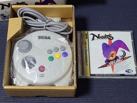 Samsung Saturn Sega Nights Into Dreams Retro Game Box Set Korea Version Console
