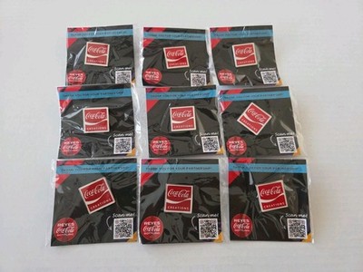 Lot Of 9 Pcs. Coca Cola Creations Collectible Coke Pin New Sealed 
