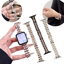 Slim Metal Bracelet Band Strap For Apple Watch Series 11 10 9 8 SE Ultra 38-49mm
