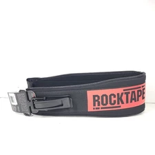 RockTape Power Glide Belt Weightlifting Belt Thick Support 4 3/4" Black Sz L