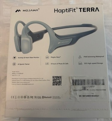 Mojawa HaptiFit Terra Bone Conduction Headphones Bluetooth Waterproof 32GB MP3