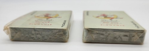 Vintage Eckerd Drug Playing Cards Two Decks Inner Seals Pinochle Red Blue - Picture 3 of 9
