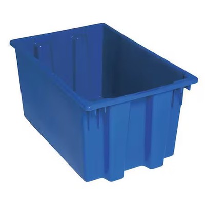 Quantum Storage Systems Snt240bl Stack & Nest Storage Container, 12.7 Gal,