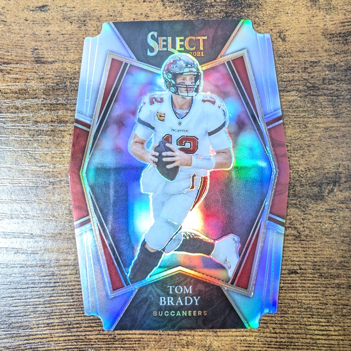2021 Panini Select Tom Brady #101 Silver Prizm Premier Buccaneers Football