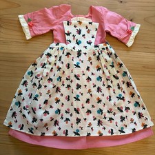 American Girl Felicity Spring Outfit Gown Pinner Apron Pleasant Company tag 1994
