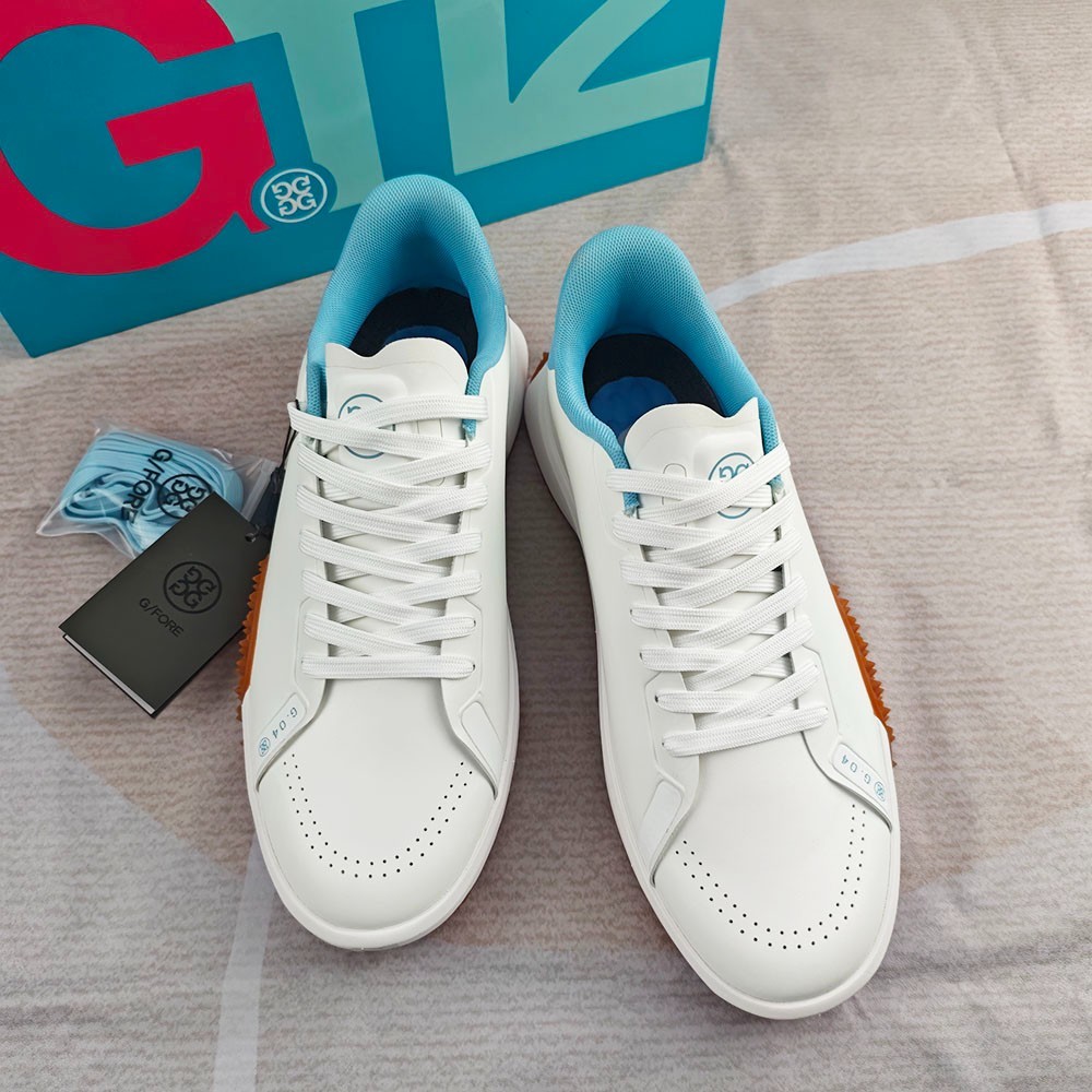 G/Fore G.112 Men's Golf Shoes Blue Sneakers Rubber Snow/Baja Size