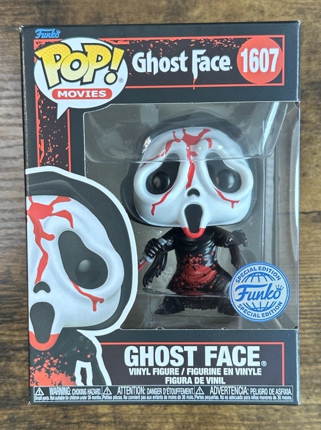 Funko Pop! Movies Scream Ghost Face Bloody #1607 Exclusive Vinyl Figure w/Case