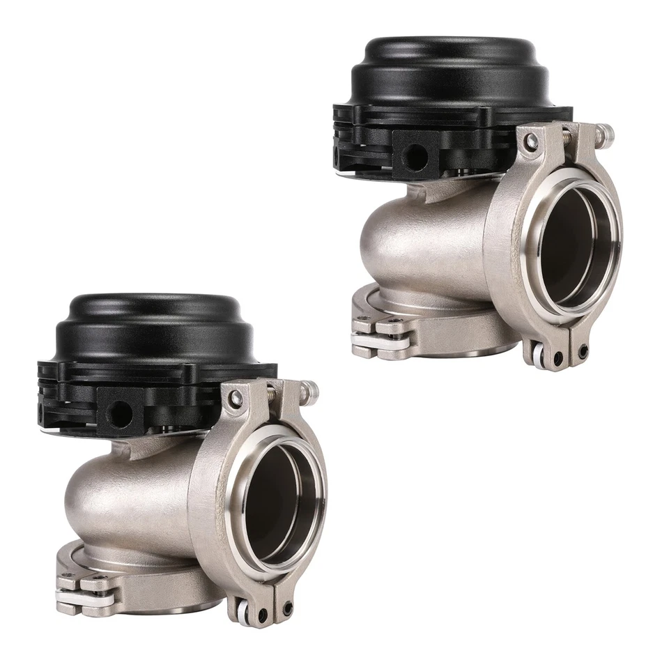 2x 44mm Tail MVR External Wastegate Turbo com Flange V-band para Turbocharge - Imagem 2 de 4
