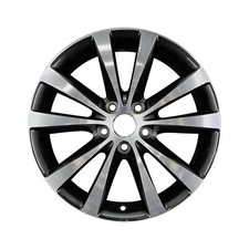 02504 Used OEM Factory Aluminum 18x7 Wheel Polished w/Black