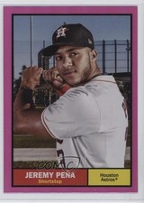 2024 Topps Archives 1961 Topps Pink Foilboard Jeremy Pena Jeremy Peña #92 1j1i