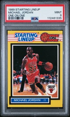 MICHAEL JORDAN 1989 STARTING LINEUP ONE ON ONE PSA 9 MINT | eBay