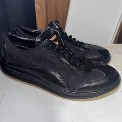 Louis Vuitton Monogram Sneakers Men s Size 9 1/2 Black