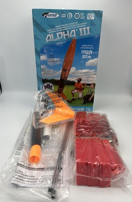 Estes Alpha III Flying Model Rocket Launch Set (Easy to Assemble)