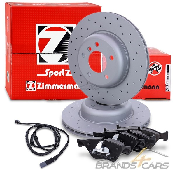 Zimmermann SPORT-BREMSSCHEIBEN Ø330 +BelÄGe +Kontakt Vorne FÜR BMW 5-ER F10 F11-image