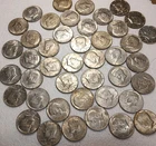 43 pcs SILVER KENNEDY Half Dollar 40% 1965-1969 50C Halves JFK AU LOT below melt