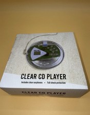 UO ClearTech Clear Tech CD Player Portable Retro Earphones Full Shock Protection