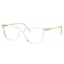 Swarovski SK 2015 1027 Transparent Plastic Rectangle Eyeglasses 51mm
