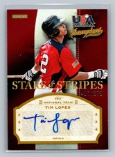 2013 USA Baseball Champions Tim Lopes Stars and Stripes Signatures #/875 #LOP