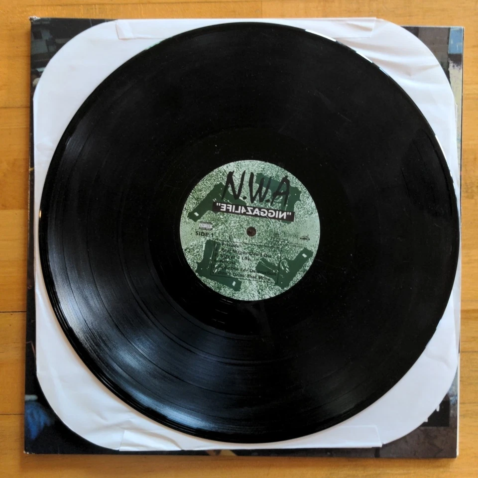 N.W.A. - EFIL4ZAGGIN/100 Miles And Runnin - 2002 Remastered Vinyl LP&EP VG/VG+ - Image 4 of 4