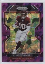 2021 Panini Prizm Purple Ice Prizm 94/225 Curtis Samuel #209 10j9