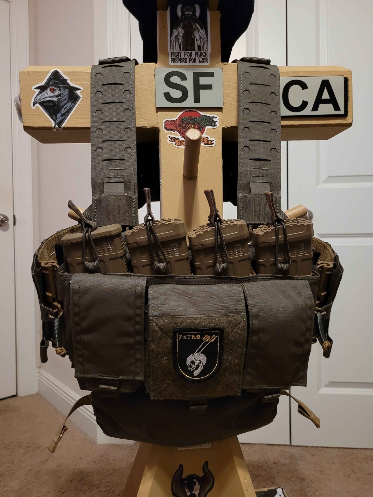 Velocity Systems & Shaw Concepts/Lunar Concepts Tubes Chest Rig - Ranger Green