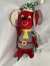 Vintage Dakin Dream Pets Christmas Mouse Doll
