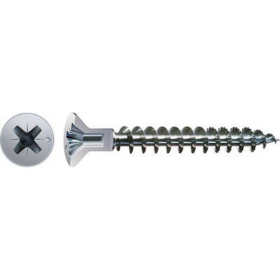 SPAX Universalschraube mit Kopfbohrung, 4,5 x 45 mm, 500 Stück, Vollgewinde, Se