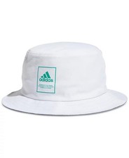 Adidas Men's Lifestyle Washed Bucket Hat White / Green / Grey NEW 30 981859-B