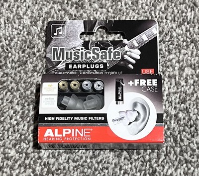 Alpine MusicSafe Earplugs Musician High Fidelity For Concert Anti Noise