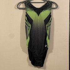 GK Elite GymTek Striking Contender Practice Training Leotard Tagless Youth Lg