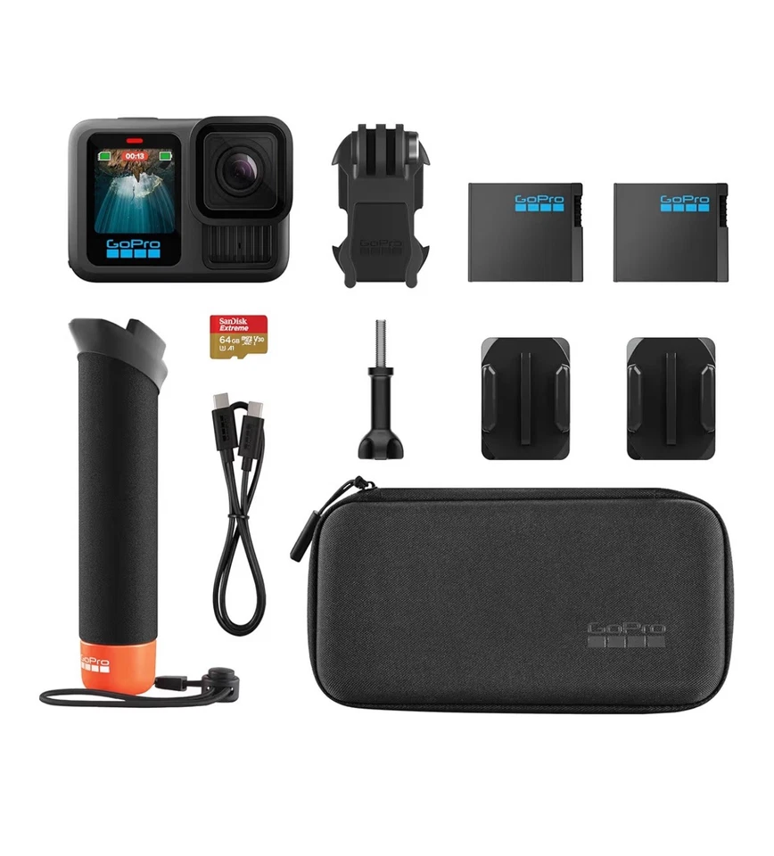 GoPro HERO13 Black Action Camera w/ Accessory Bundle 5.3K Video Waterproof ✅ - Image 2 of 4