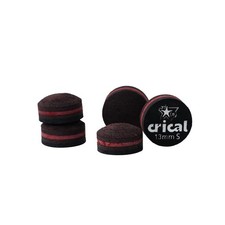 Pool Cue Tips 5 Layer Pigskin Leather Billiard Stick 11mm Medium 5 Pieces
