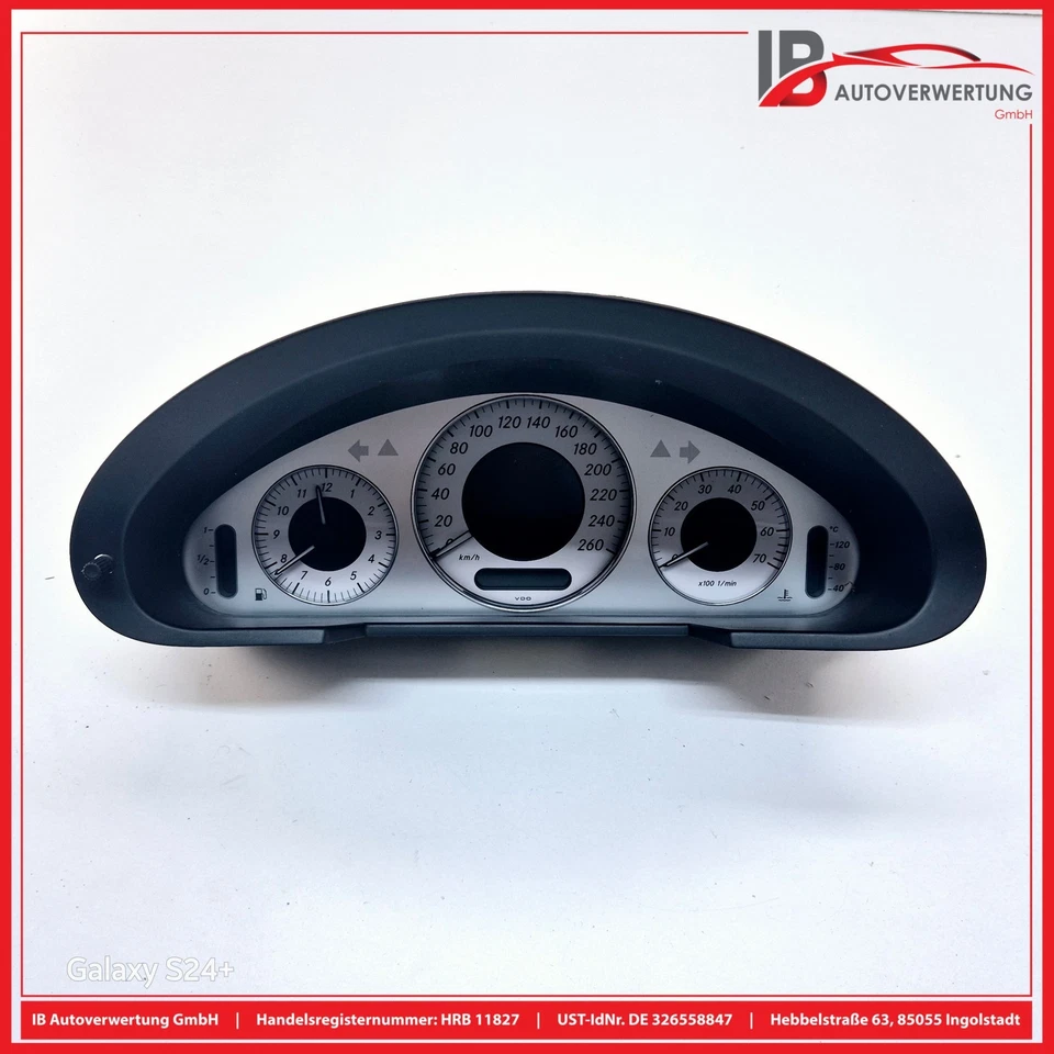 MERCEDES-BENZ E-KLASSE S211 K. E280 4MATIC Tacho Kombiinstrument A2115404747 VDO - Изображение 2 из 4